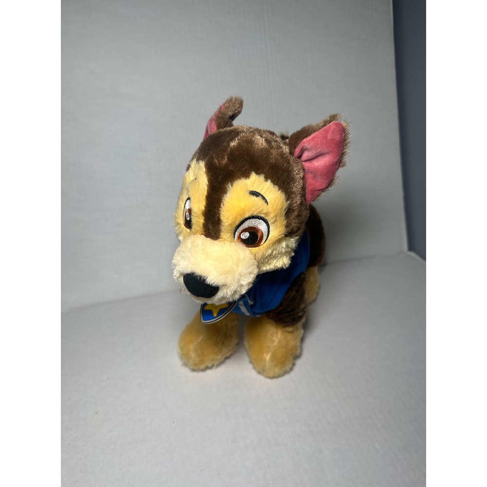 Build-A-Bear Paw Patrol Chase Plush 13โ inch Stuffed Animal Police Dog Toy